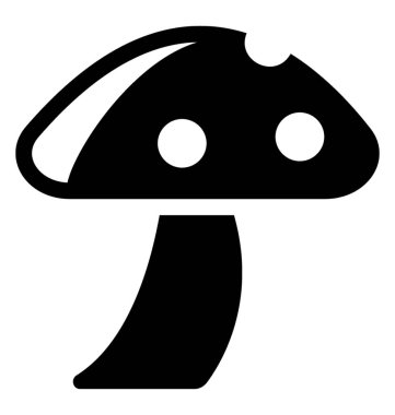 Bu genellikle çamurlu suda yetiştirilen mantar olarak bilinen noktalar ile sebze şeklinde bir şemsiye 