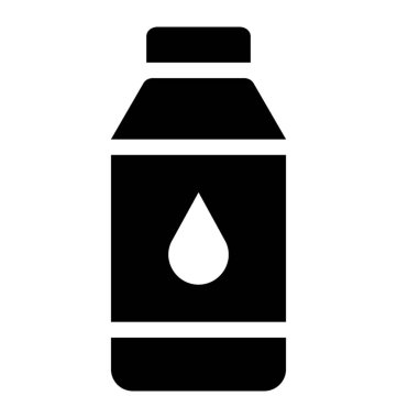 Aqua işareti gösteren grafik su şişesi olarak sahip bir plastik şişe