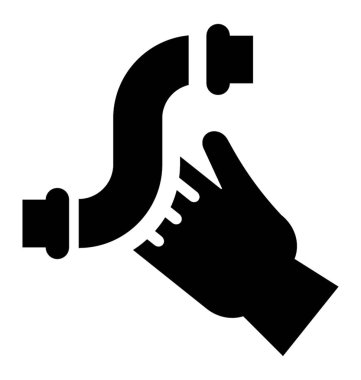 El nargile, Sıhhi Tesisat Hizmetleri için simge kavisli 