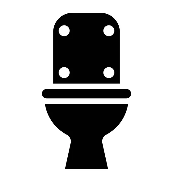 Commode Referring Icon Toilet — Stock Vector