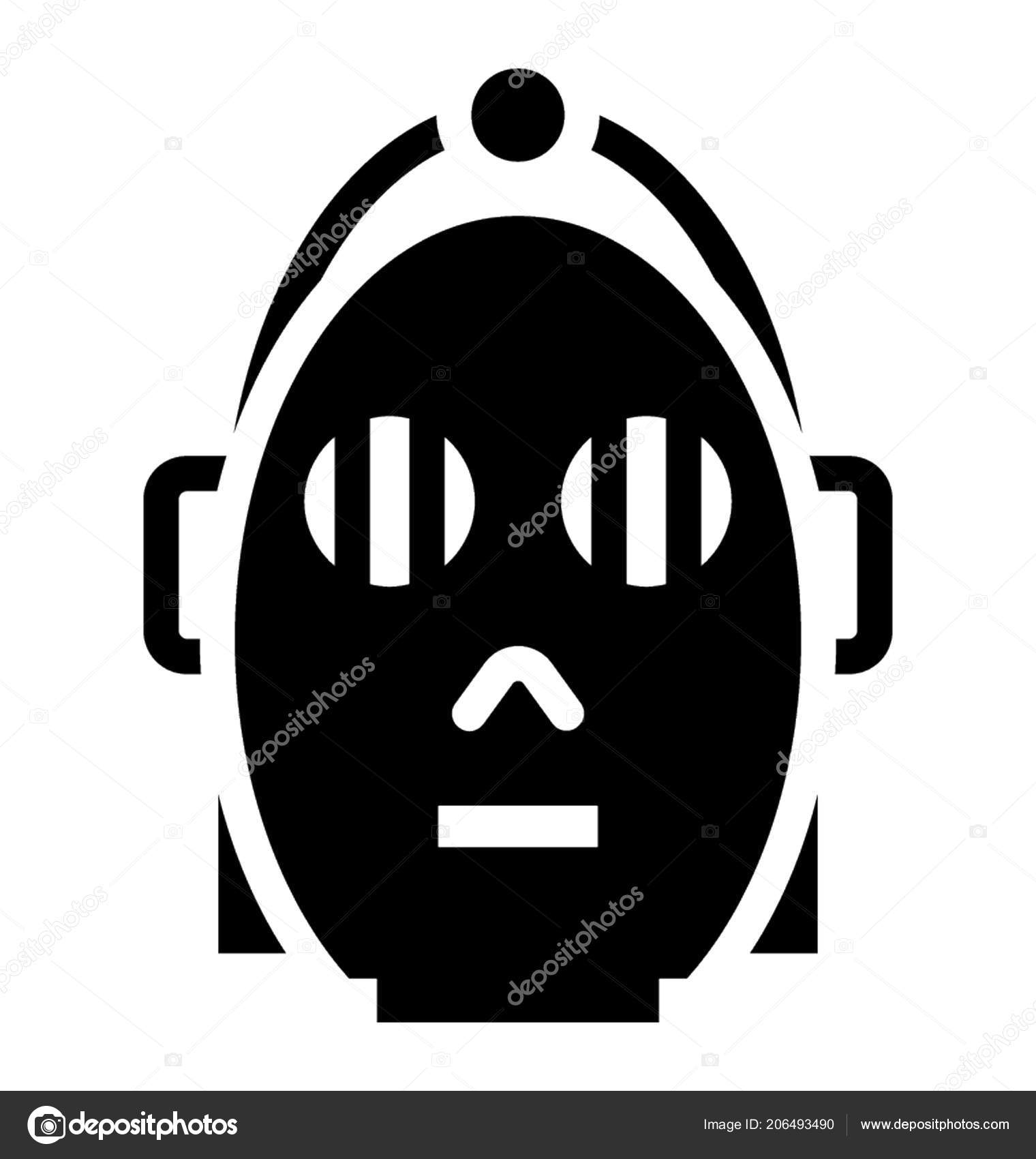 Icono Una Máscara Utilizada Película Star War Que Representa Máscara  vector, gráfico vectorial © vectorsmarket imagen #206493490