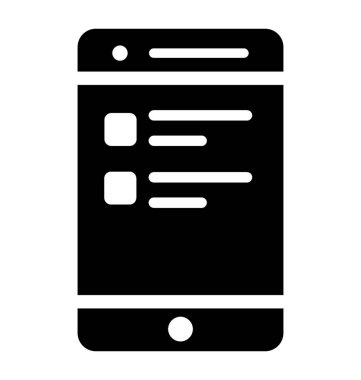 Mobil ticaret simgesi iletmek için Web sitesi alışveriş cep telefonu gösteren düzeni