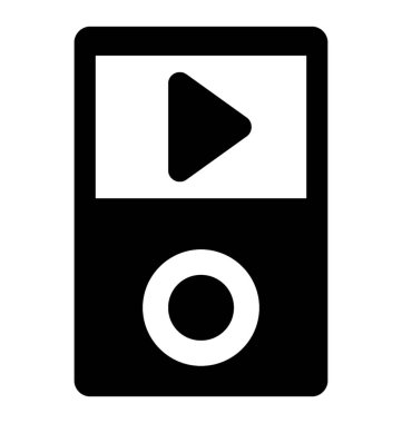 IPod çalar ile bir video oynatma düğmesini