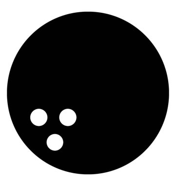 Top bowling topu bilinen üç delikli bir simgesi