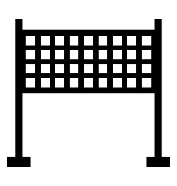 İki kutup bir net üzerinden badminton oynamak için sahip