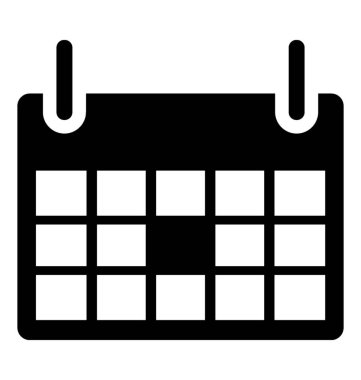 Küçük kutular takvim resmeden bir levha 