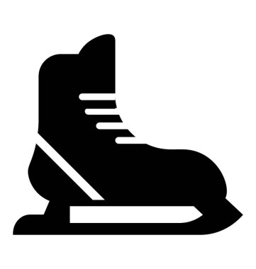 O buz pateni tasvir altında bir bıçak olan bir ayakkabı  