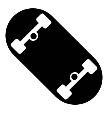 Kaykay tasvir tekerlekleri olan bir yönetim kurulu