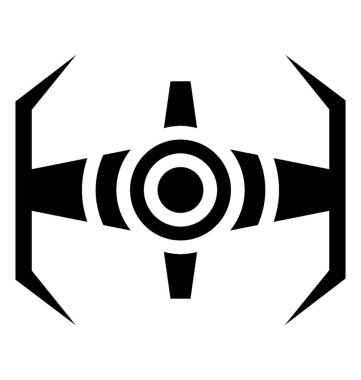 Simge, bir geminin kullanmak heykelde tie fighter mücadelede