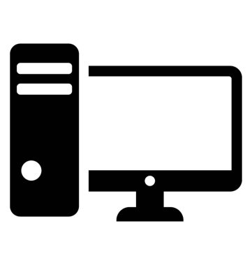 Donanım aygıtları cpu ve monitör bilgisayar grafik yapma 