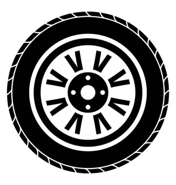 Lastik ile kamyon lastik kavram gösteren içinde şekiller gibi peg 