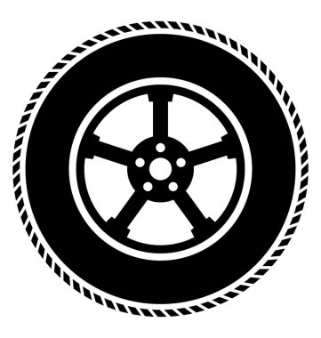 İnce lastik sedan lastik simgesini ifade eden tasarım gibi fan ile 