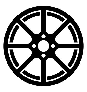 Gemi dümen RIM tekerlek simgesi için tekerlek commerating şeklinde