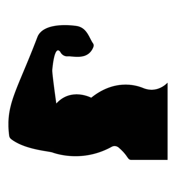 Man Arm Visar Biceps — Stock vektor