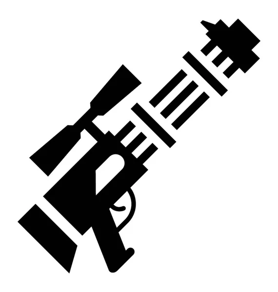 Aimer 描绘机枪 — 图库矢量图片