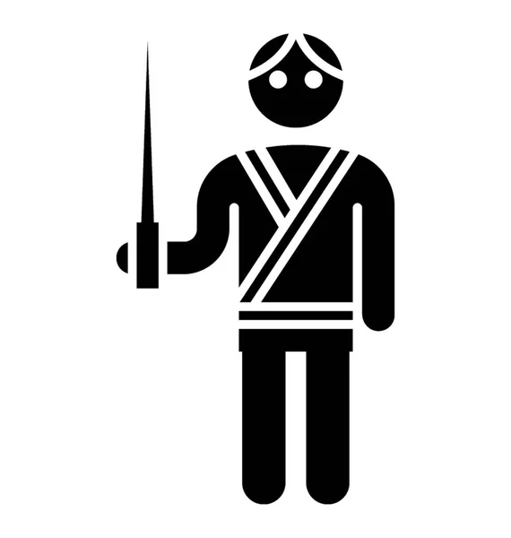 Icono Personaje Utilizado Star Wars Stormtrooper — Vector de stock