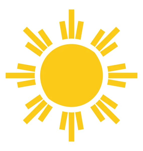 像菲律宾国旗图案那样的太阳设计 — 图库矢量图片