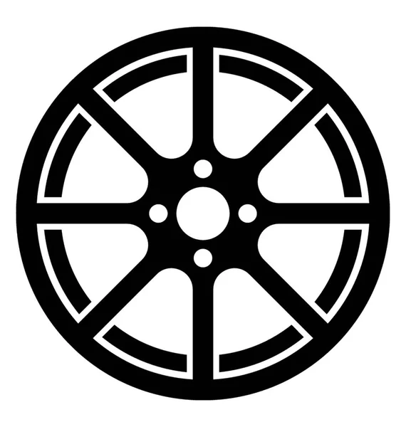 Колесо Форме Рулевого Колеса Иконки Колес — стоковый вектор