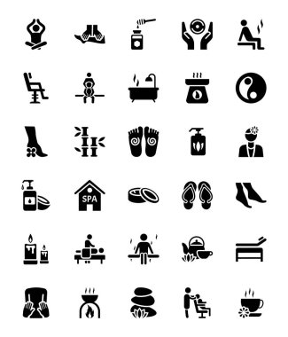Vector Icons Collection Masaj 