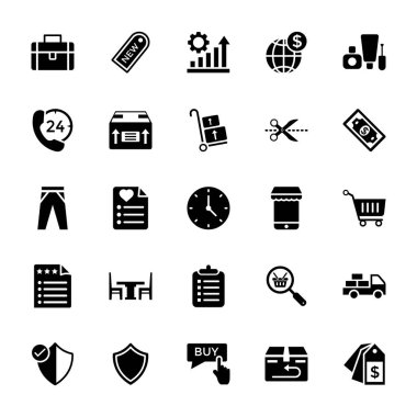 Alışveriş ve ticaret Icon Pack