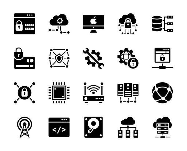 Technology Vector Icons Collection — Stock Vector