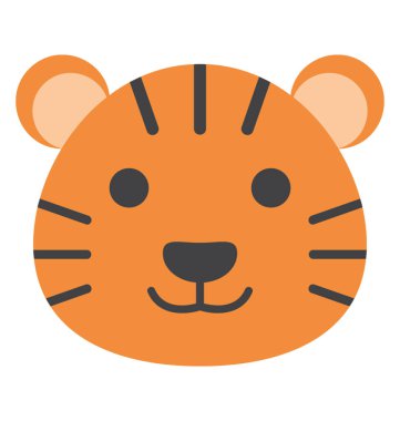 Kaplan ifade izole simgesi tasarım