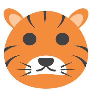 Vahşi bir hayvan, kaplan yüz