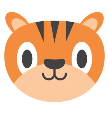 Kaplan ifade izole simgesi tasarım