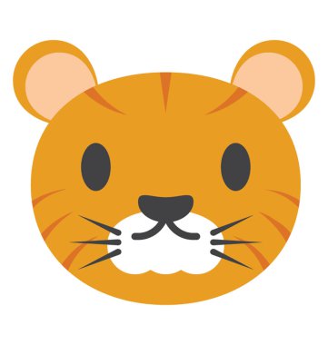 Vahşi bir hayvan, kaplan yüz