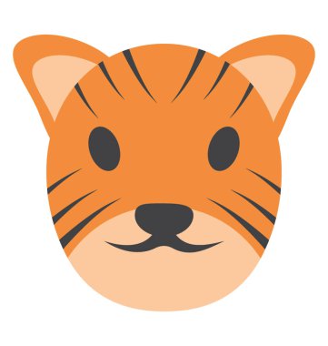 Kaplan ifade izole simgesi tasarım