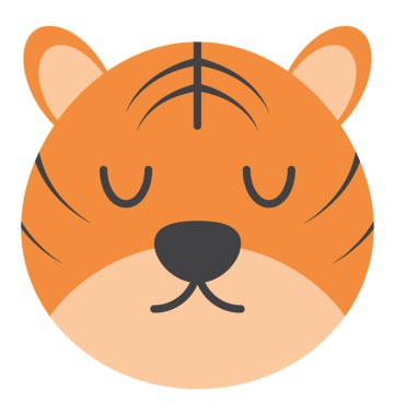 Kaplan ifade izole simgesi tasarım