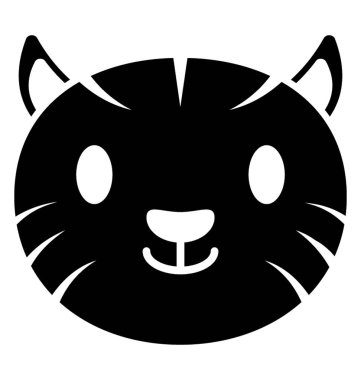 Yaratıcı bir şekilde tasarlanmış karikatür kaplan