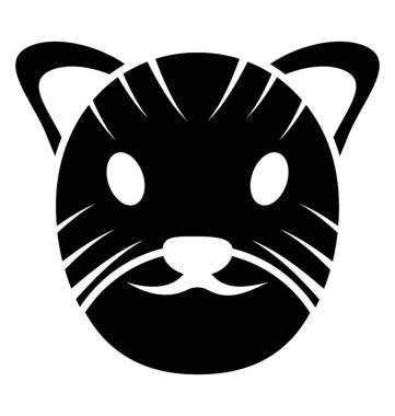 Yaratıcı bir şekilde tasarlanmış karikatür kaplan