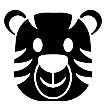 Vahşi bir hayvan, kaplan yüz