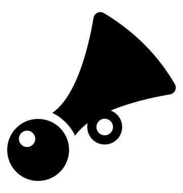 Araba boynuz glif simgesi