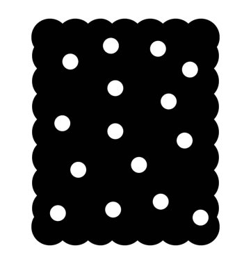 Atıştırma zamanı için net ve gevrek kraker