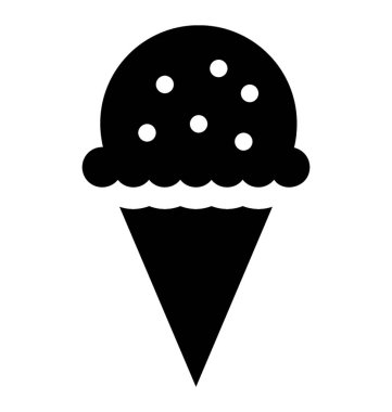 Waffle külahında dondurulmuş yiyecek, dondurma külahı.