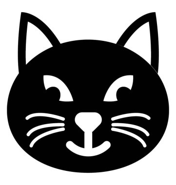 Şirin kedi katı simgesi