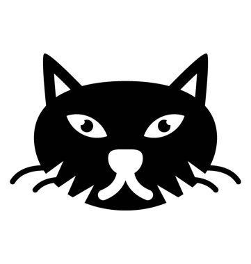 Şirin kedi katı simgesi