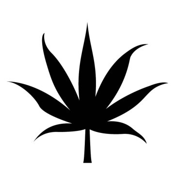 Simetrik düzenleme esrar yaprak