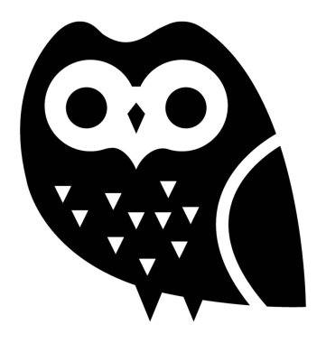 Bir baykuş, bilge bir kuş