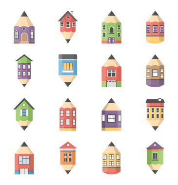 Ev tasarım simgeler kümesi