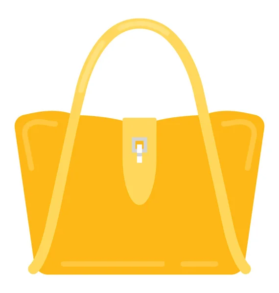 Damen Handtaschen Symbol Auf Weißem Hintergrund — Stockvektor