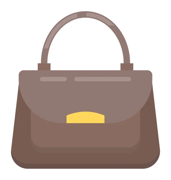 Satchel Ladies Handbag Design — Stock Vector