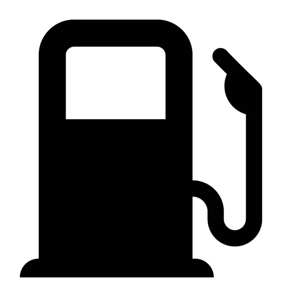 Дозаправна Станція Значок Бензинового Насоса — стоковий вектор