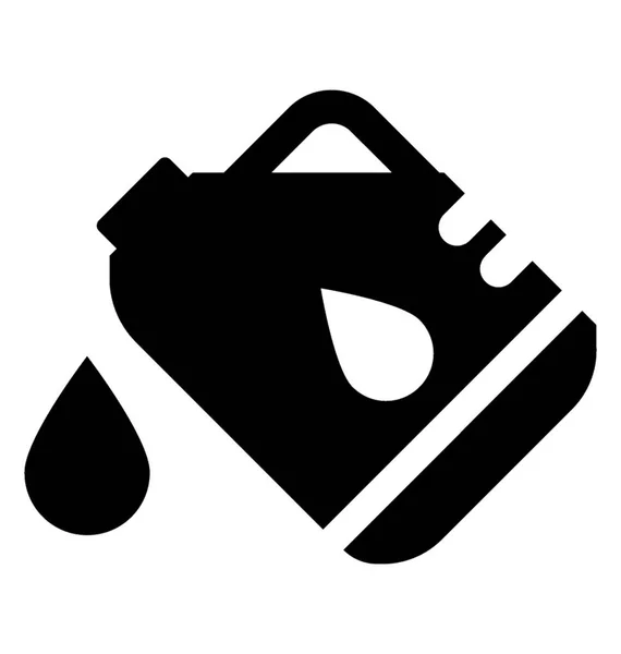 Butelkę Znak Kropla Oleju Silnikowego — Wektor stockowy