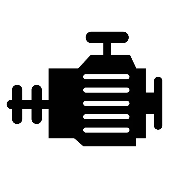 Концептуальная Икона Настройки Двигателя — стоковый вектор