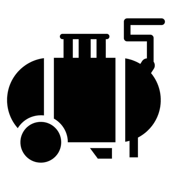 Diseño Del Icono Del Compresor Aire Del Coche Sobre Fondo — Vector de stock