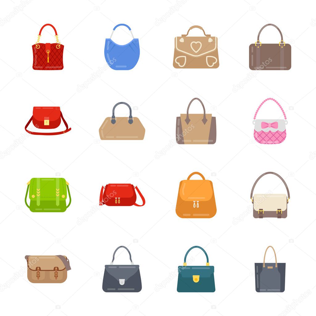 Women Handbag icons pack
