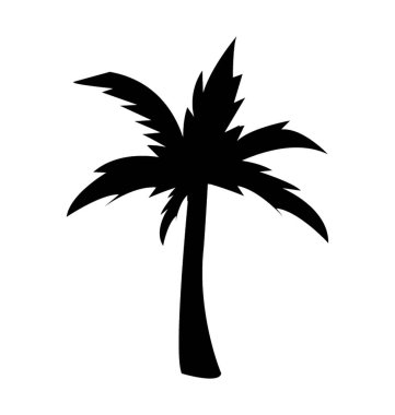 Bir önemli ağaç desen tropic palmiye